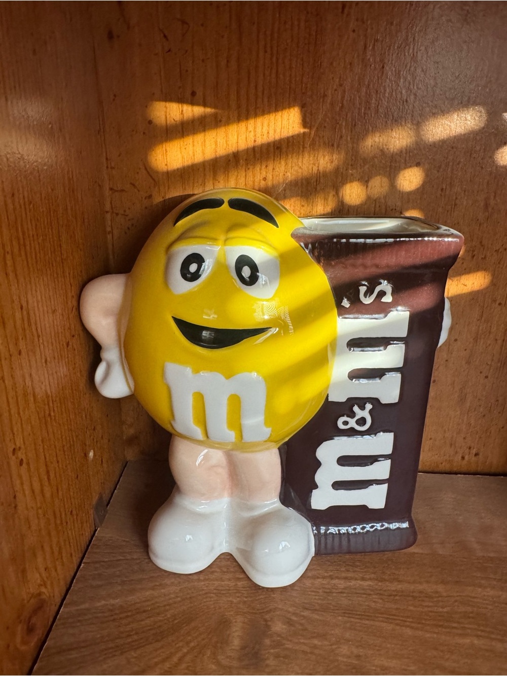 M&M's Yellow Character Ceramic collectible